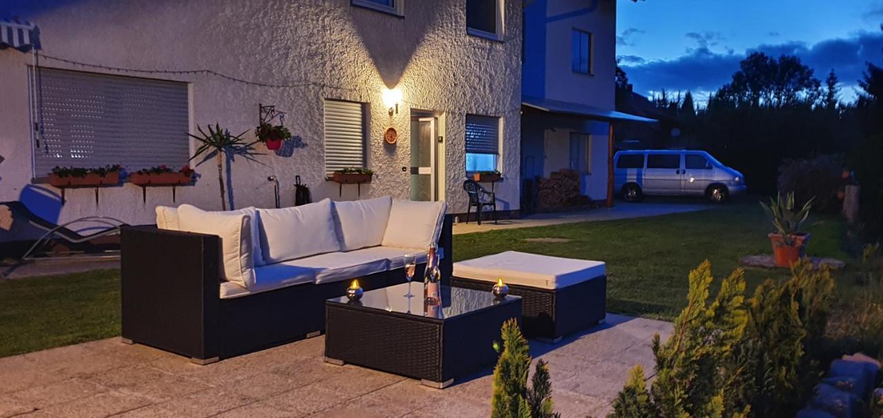 Moderne Ferienwohnung Mit Eigenem Garten Und Traumhaften Blick Wilhelmsthal Dış mekan fotoğraf