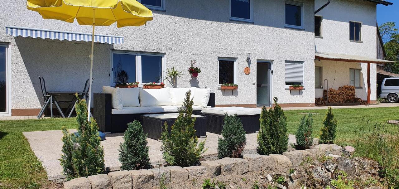 Moderne Ferienwohnung Mit Eigenem Garten Und Traumhaften Blick Wilhelmsthal Dış mekan fotoğraf