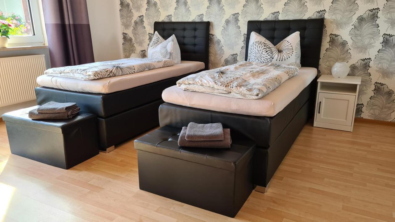 Moderne Ferienwohnung Mit Eigenem Garten Und Traumhaften Blick Wilhelmsthal Dış mekan fotoğraf